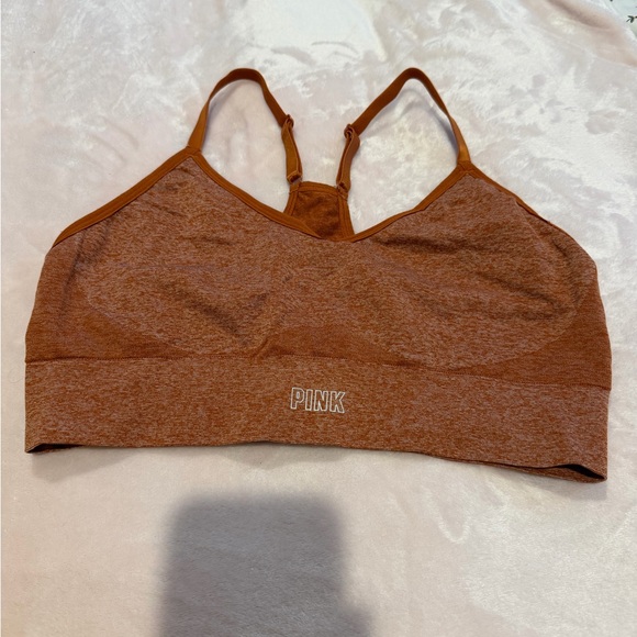 PINK Victoria's Secret Other - VS PINK Women's Rusty Orange Sports Bra
